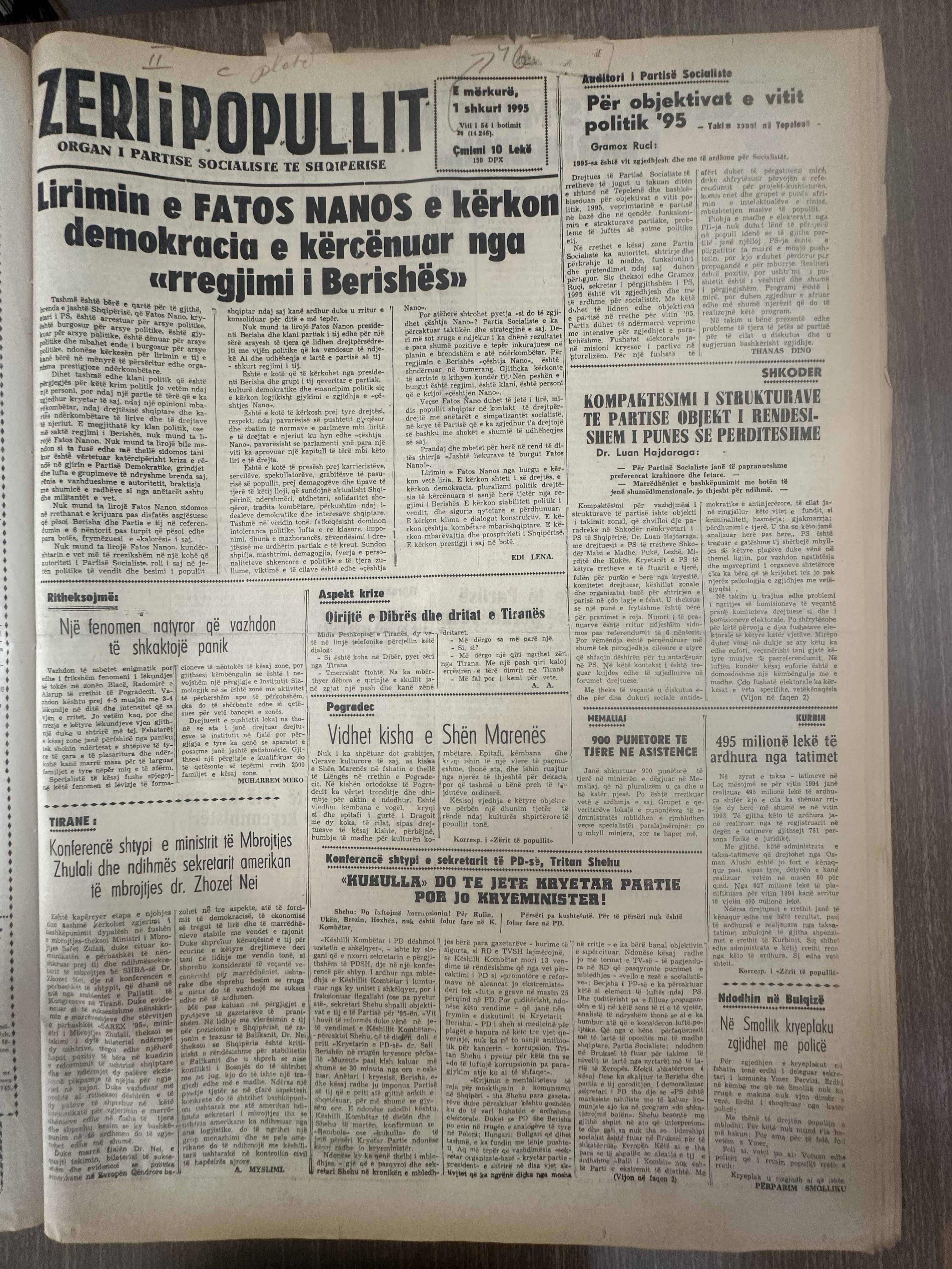 Zëri i Popullit 1995-02-01